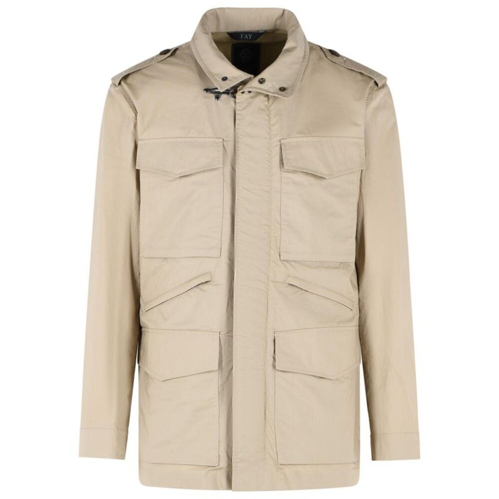 Fay 'Field' Beige Cotton Poplin Jacket Men